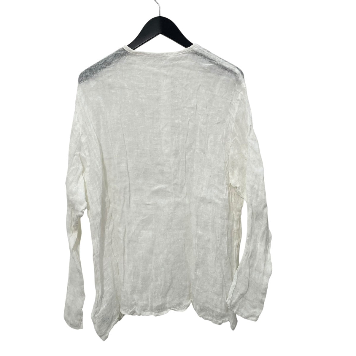 LINENクレープヘンリーネックブラウス25051220305020