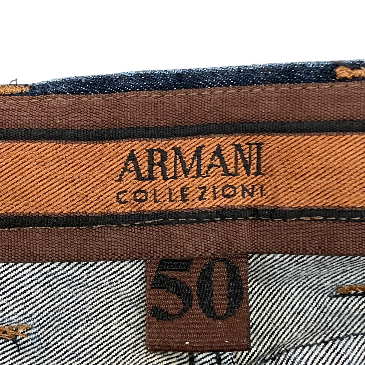 ARMANI COLLEZIONI デニムパンツNIP12HJ 古着・中古-7枚目のアイテム画像