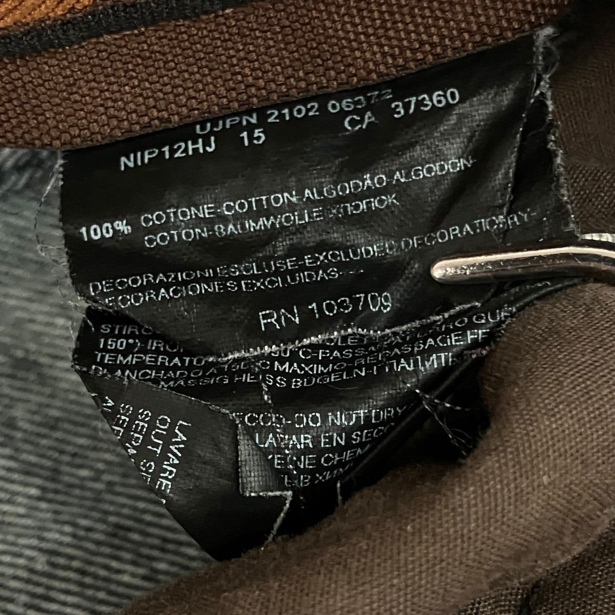 ARMANI COLLEZIONI デニムパンツNIP12HJ 古着・中古-8枚目のアイテム画像