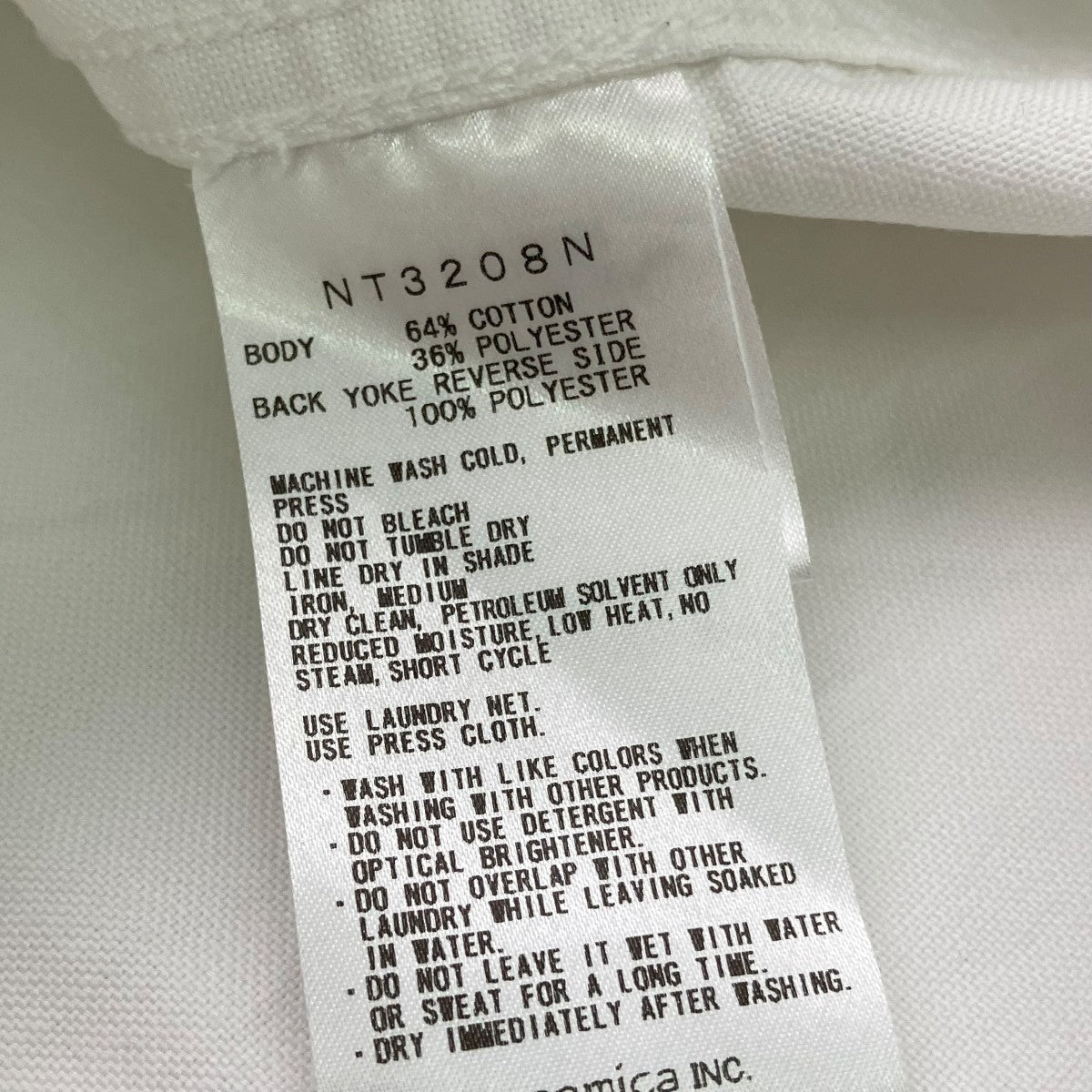 THE NORTH FACE Cotton Polyester OX H／S Shirt半袖シャツNT3208N 古着・中古-7枚目のアイテム画像