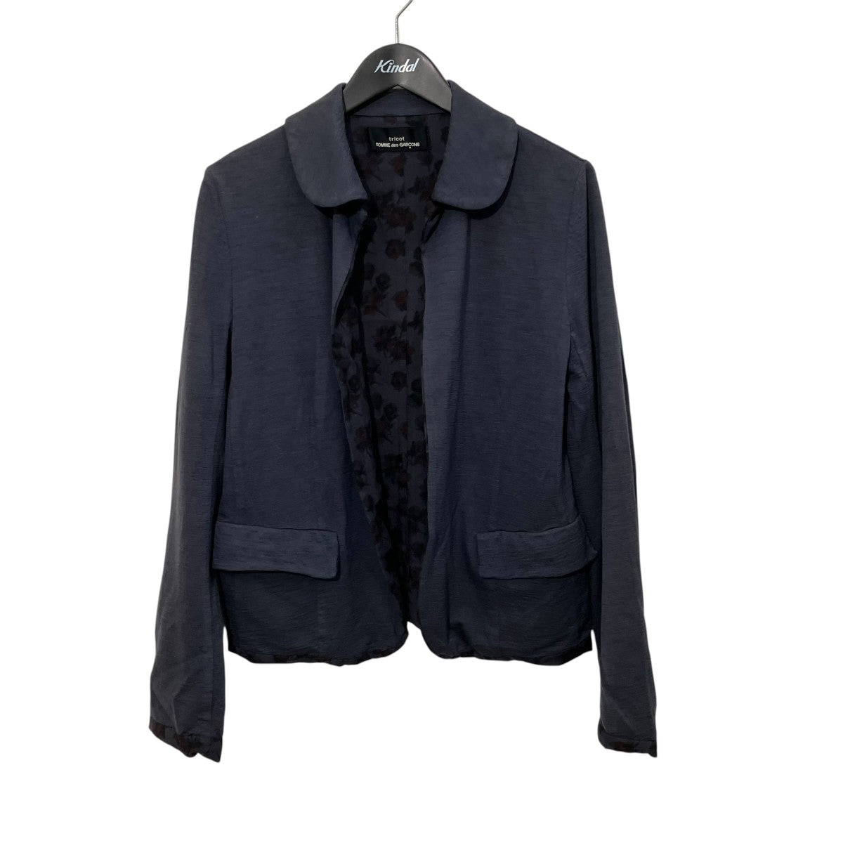 tricot COMME des GARCONS 丸襟ジャケットTR-J038 古着・中古-1枚目のアイテム画像