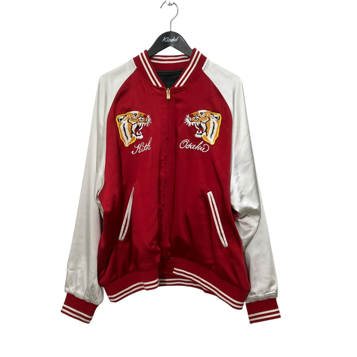 KITH(キス) 25SSスカジャン25-011-060-0019 25-011-060-0019 レッド