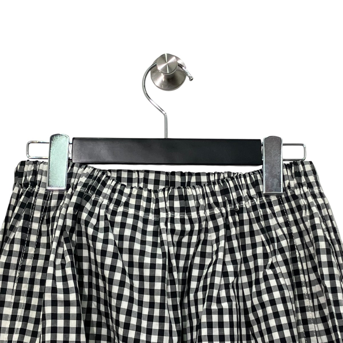 Cotton Gingham Check Sarouel Easy ShortsギンガムチェックサルエルハーフパンツTI-P033