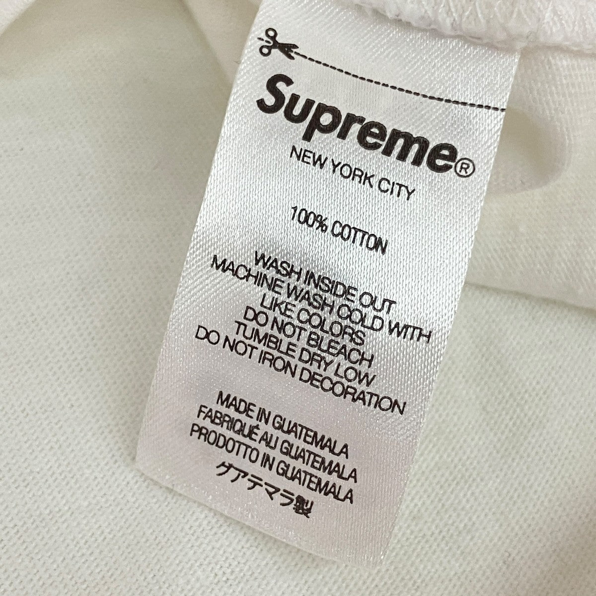 Supreme 23SSWASHED SCRIPT S S TOP半袖Tシャツ 古着・中古-8枚目のアイテム画像
