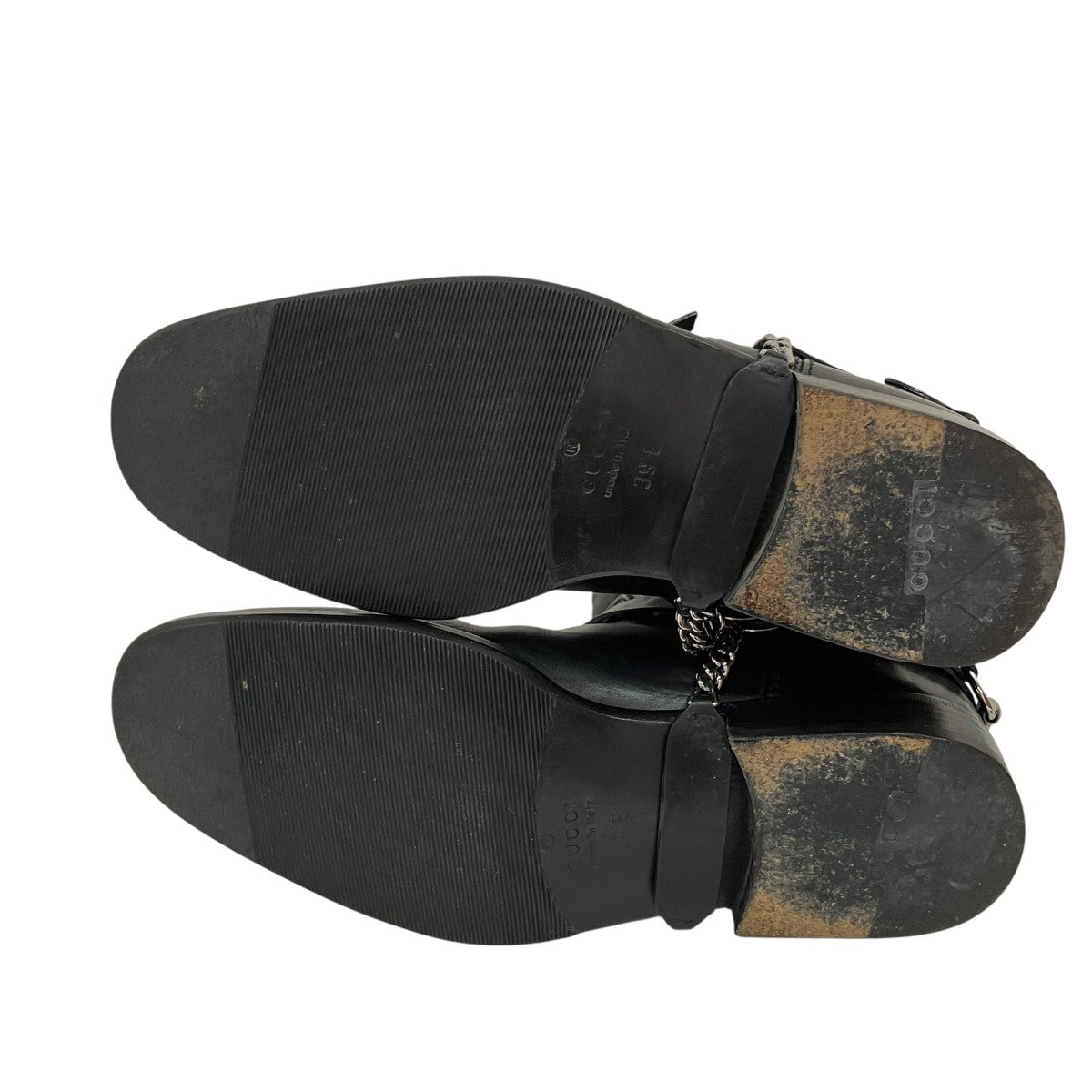 GUCCI ハーネスブーツロングブーツ166871 古着・中古-3枚目のアイテム画像