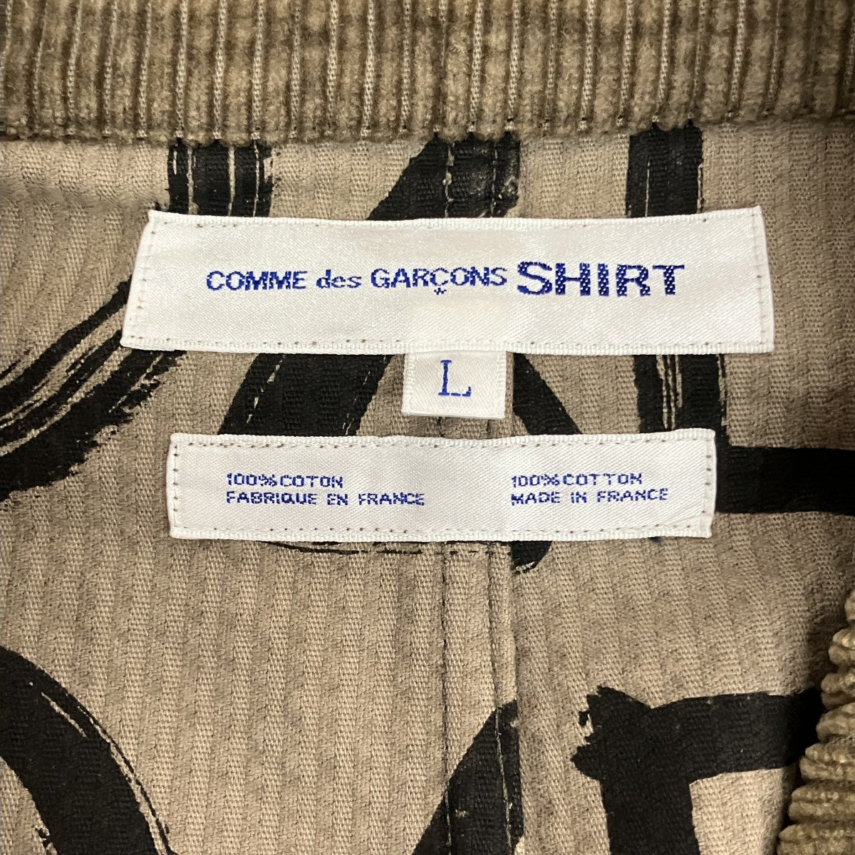 Thick-ribbed corduroy jacketコーデュロイジャケットW11058