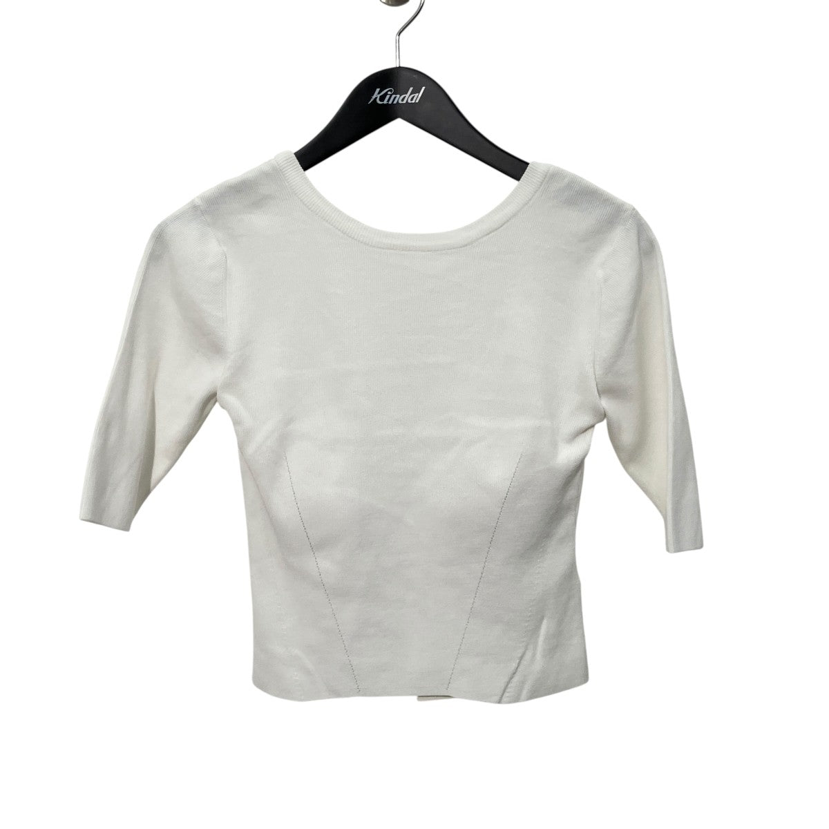 CROPPED COMPACT TEE半袖ニットNNM1-24A-001
