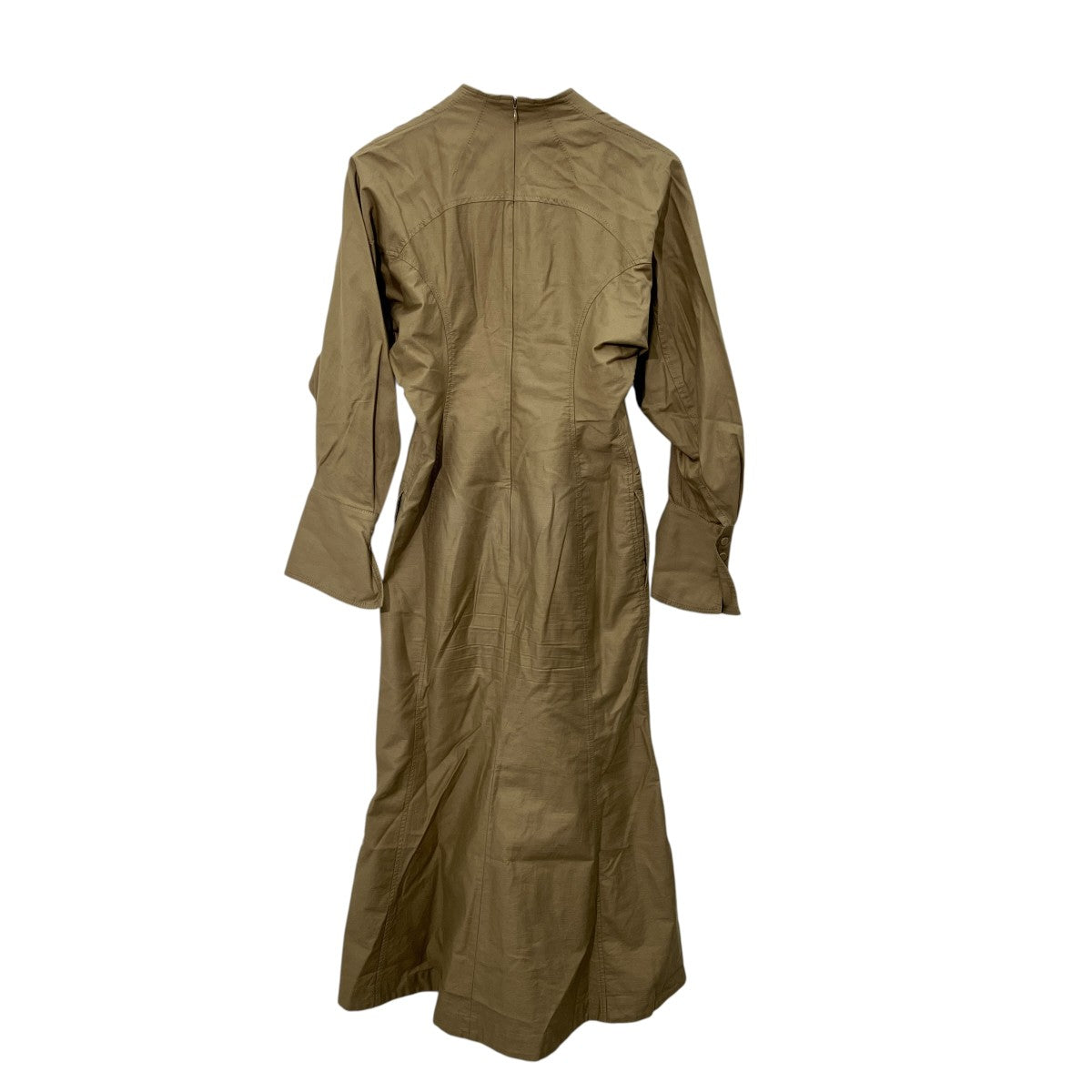 Military Cotton Deep Neck Dress長袖ワンピースMM22PS-DR712