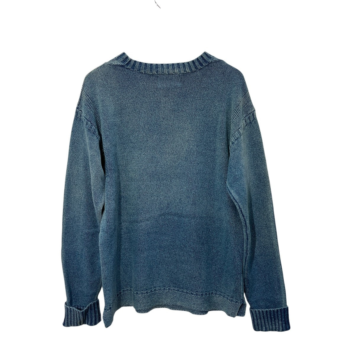INDIGO ANCHOR SWEATERプルオーバーニット
