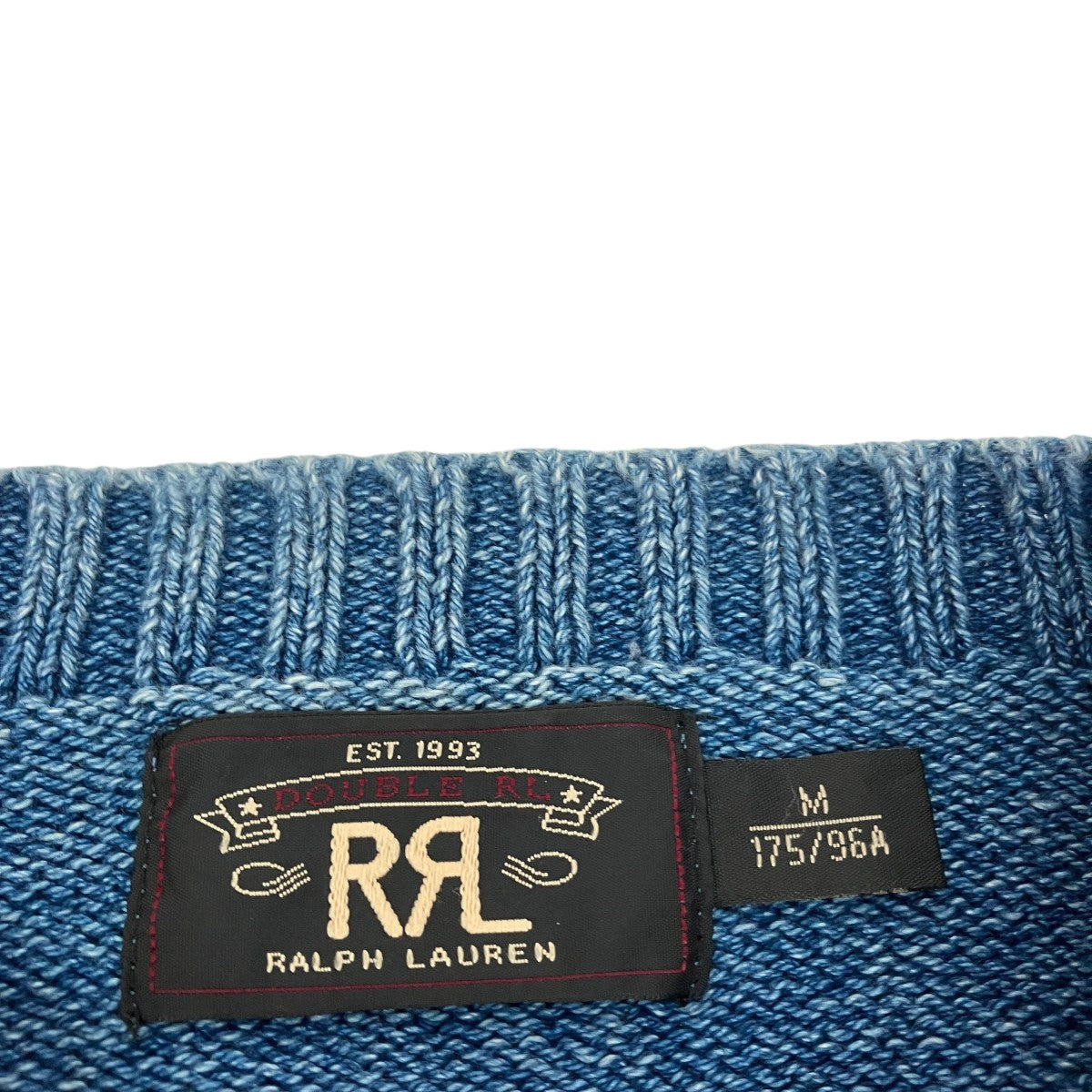 INDIGO ANCHOR SWEATERプルオーバーニット