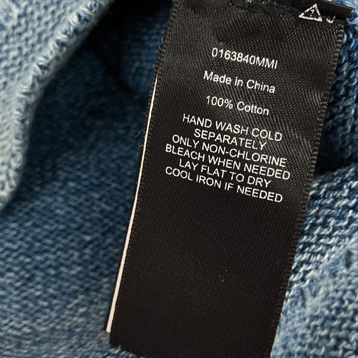INDIGO ANCHOR SWEATERプルオーバーニット