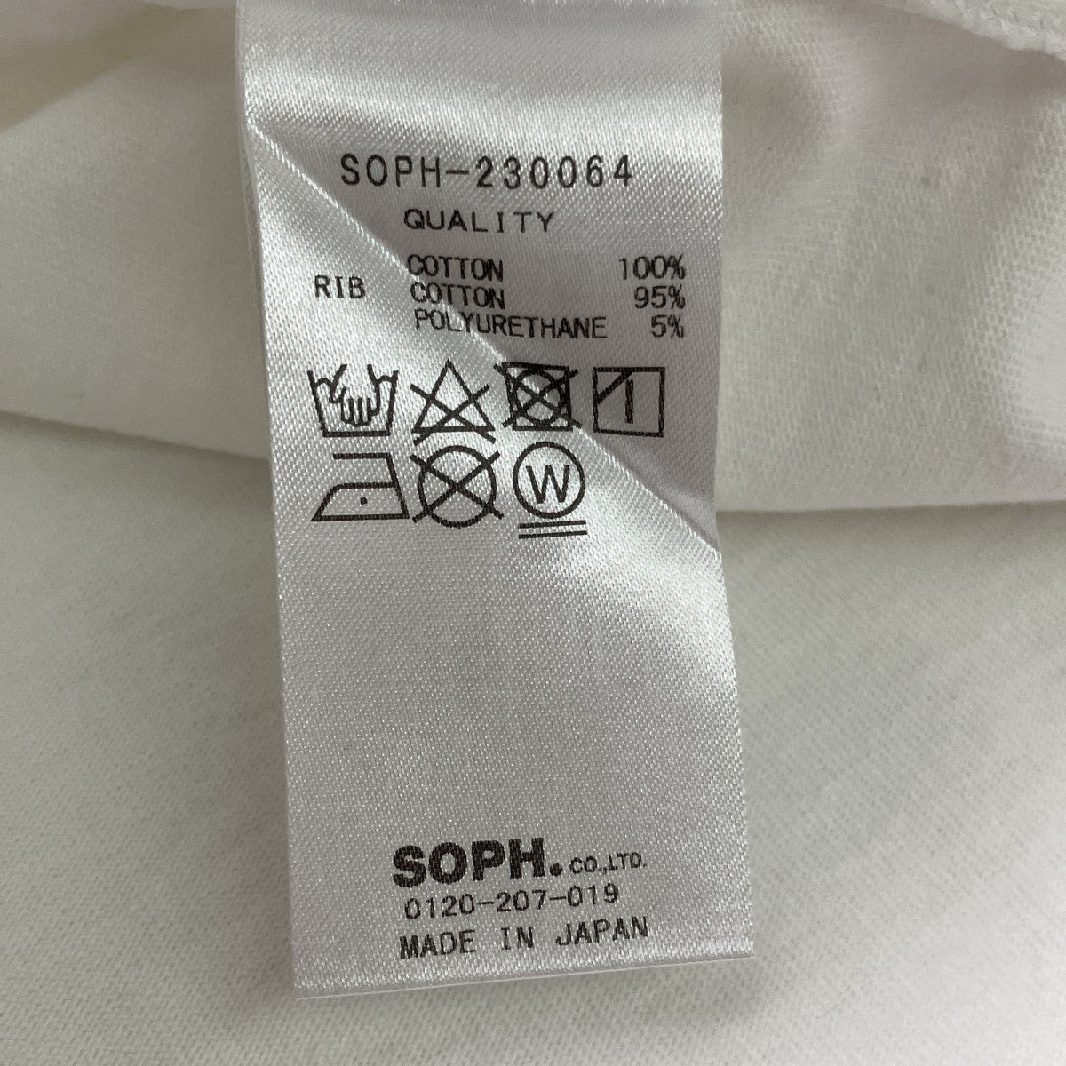 ロングスリーブTシャツSOPH-230064