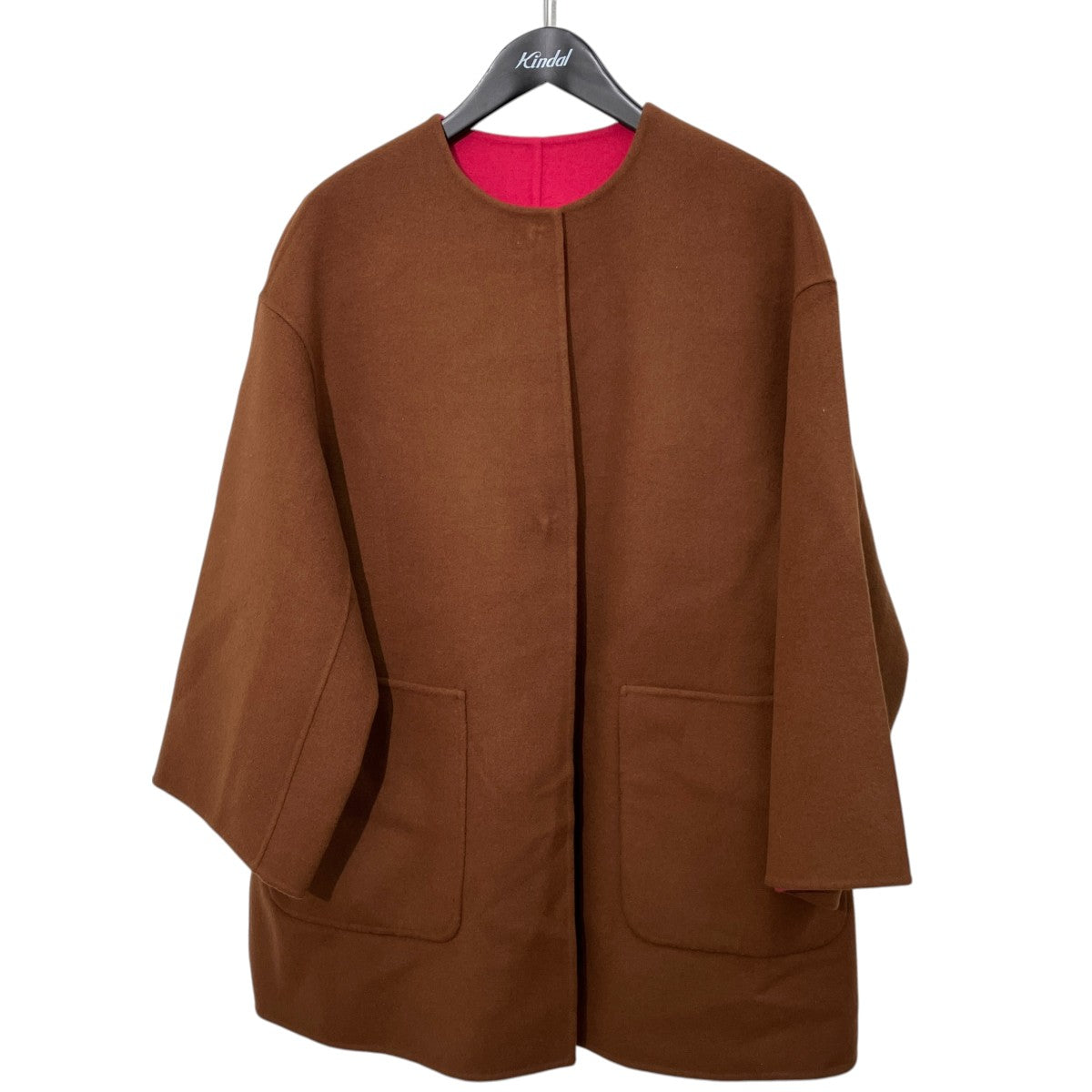 UNITED ARROWS TOKYO バイカラー リバー ミドルコート1525-1-994852 古着・中古-1枚目のアイテム画像