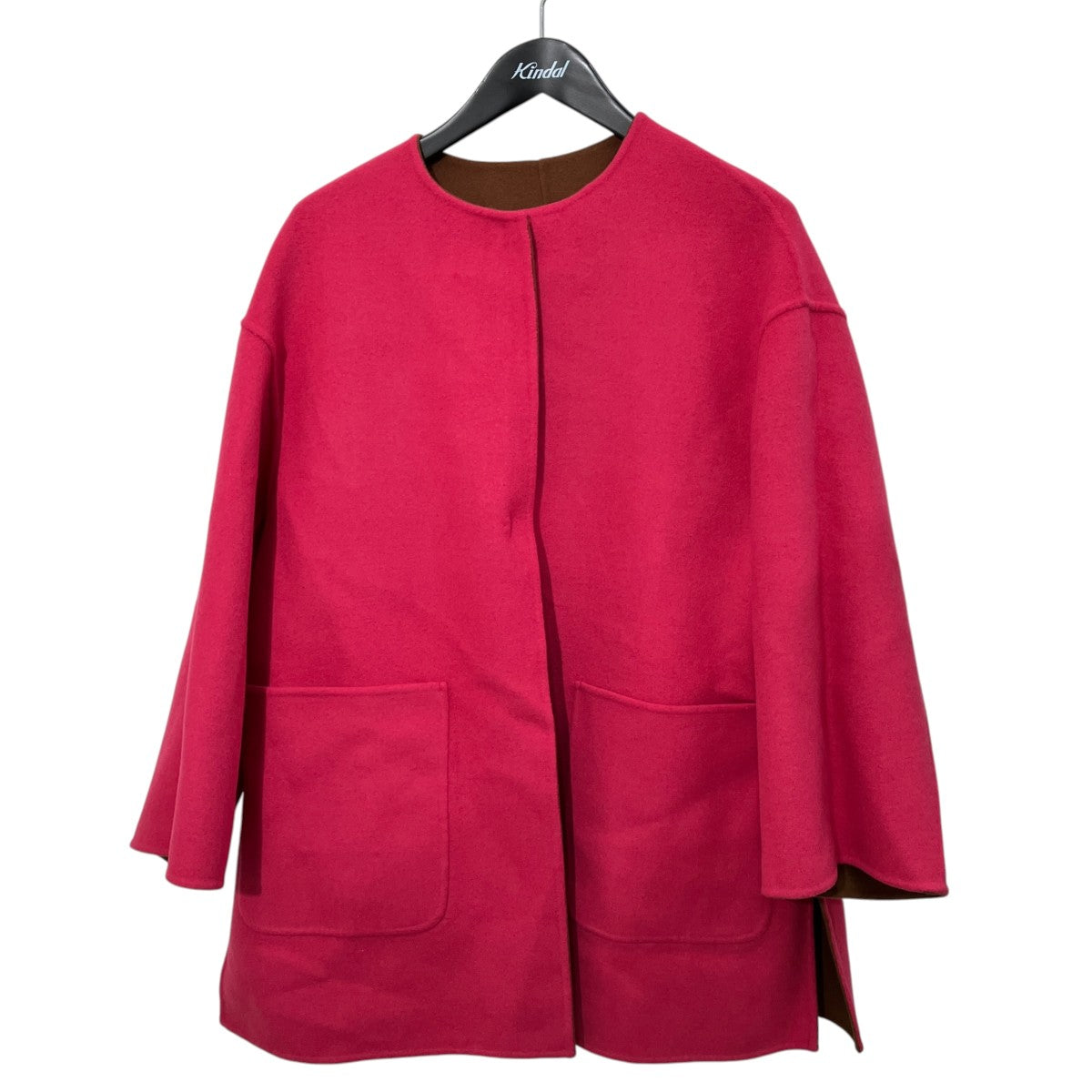 UNITED ARROWS TOKYO バイカラー リバー ミドルコート1525-1-994852 古着・中古-3枚目のアイテム画像