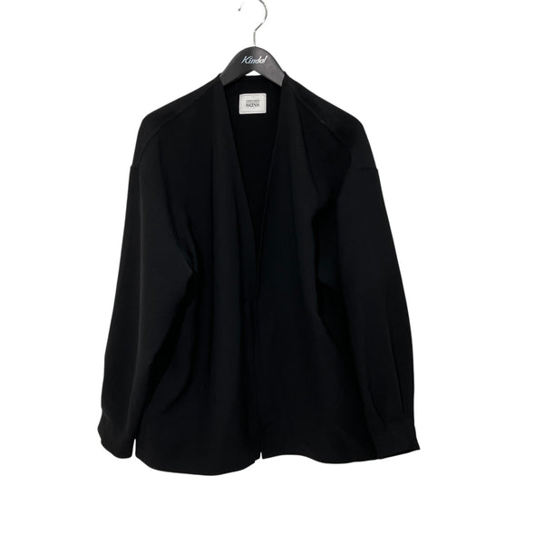 ユナイテッドアローズ　定価3万　メランジツイード Vノーカラージャケット UNITED ARROWS ＆ SONS(ユナイテッドアローズアンドサンズ) NEW V