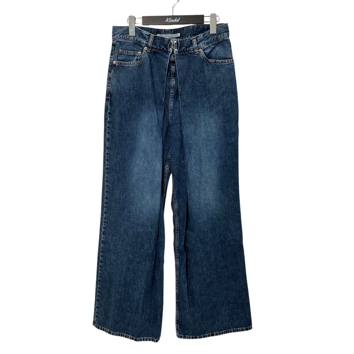 WASHED DENIM WIDE PANTSデニムパンツJLS-02-22-S