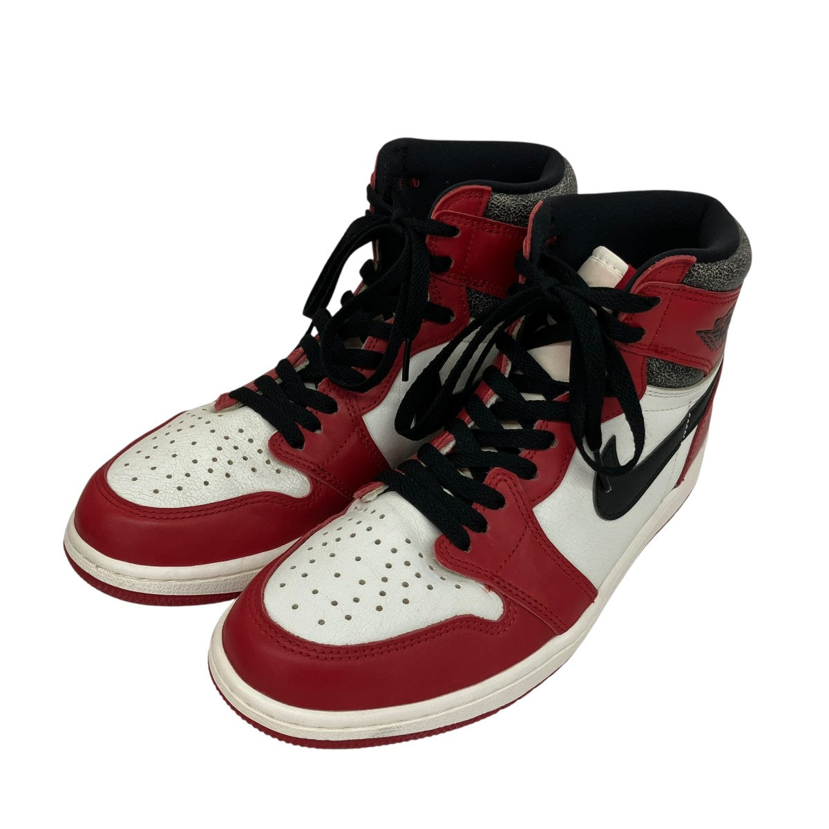 ●●NIKE ナイキ スニーカー DZ5485 612 レッド×ホワイト NIKE(ナイキ) Air Jordan 1 High OGハイカットスニーカーDZ5485-612