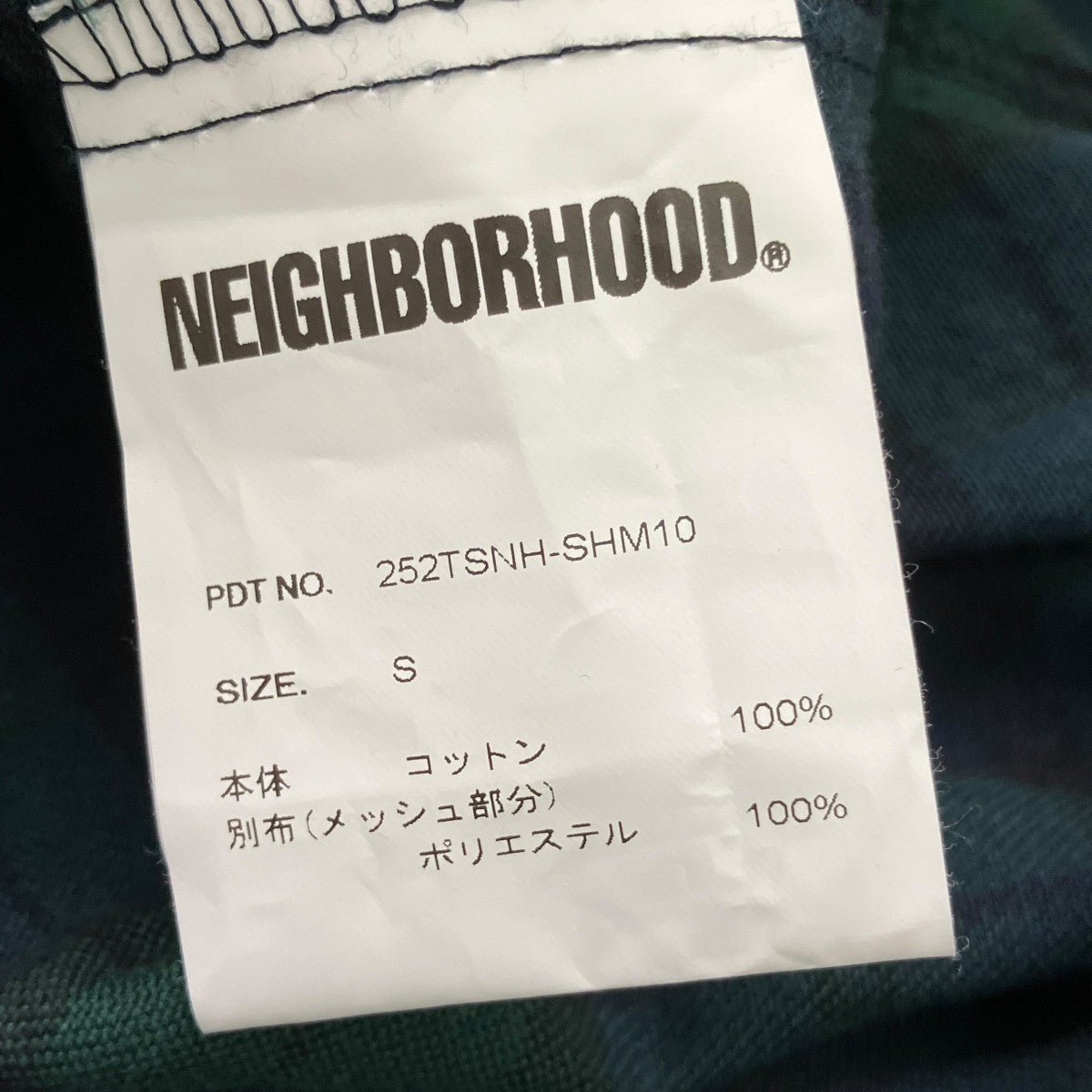 TARTAN CHECK FISHING SHIRT LSチェック長袖シャツ252TSNH-SHM10