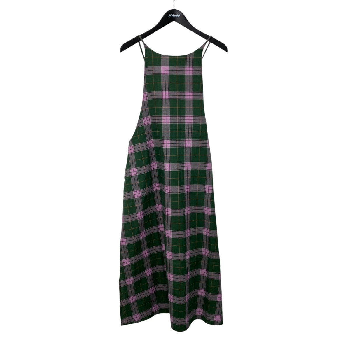 Ribbon Cami Dressチェックキャミソールワンピース