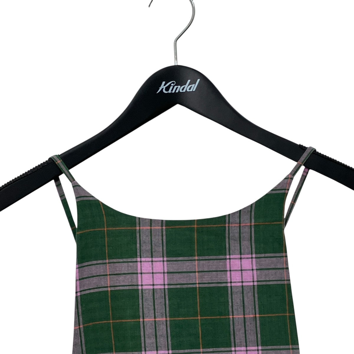 Ribbon Cami Dressチェックキャミソールワンピース