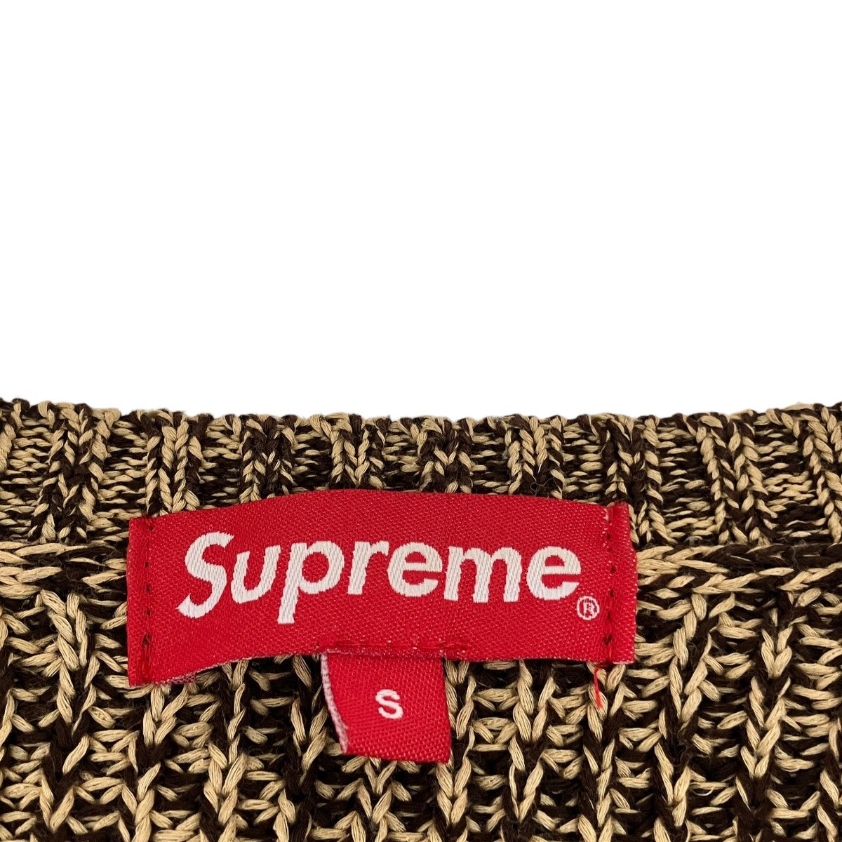 Supreme(シュプリーム) melange rib knit sweaterクルーネックニット