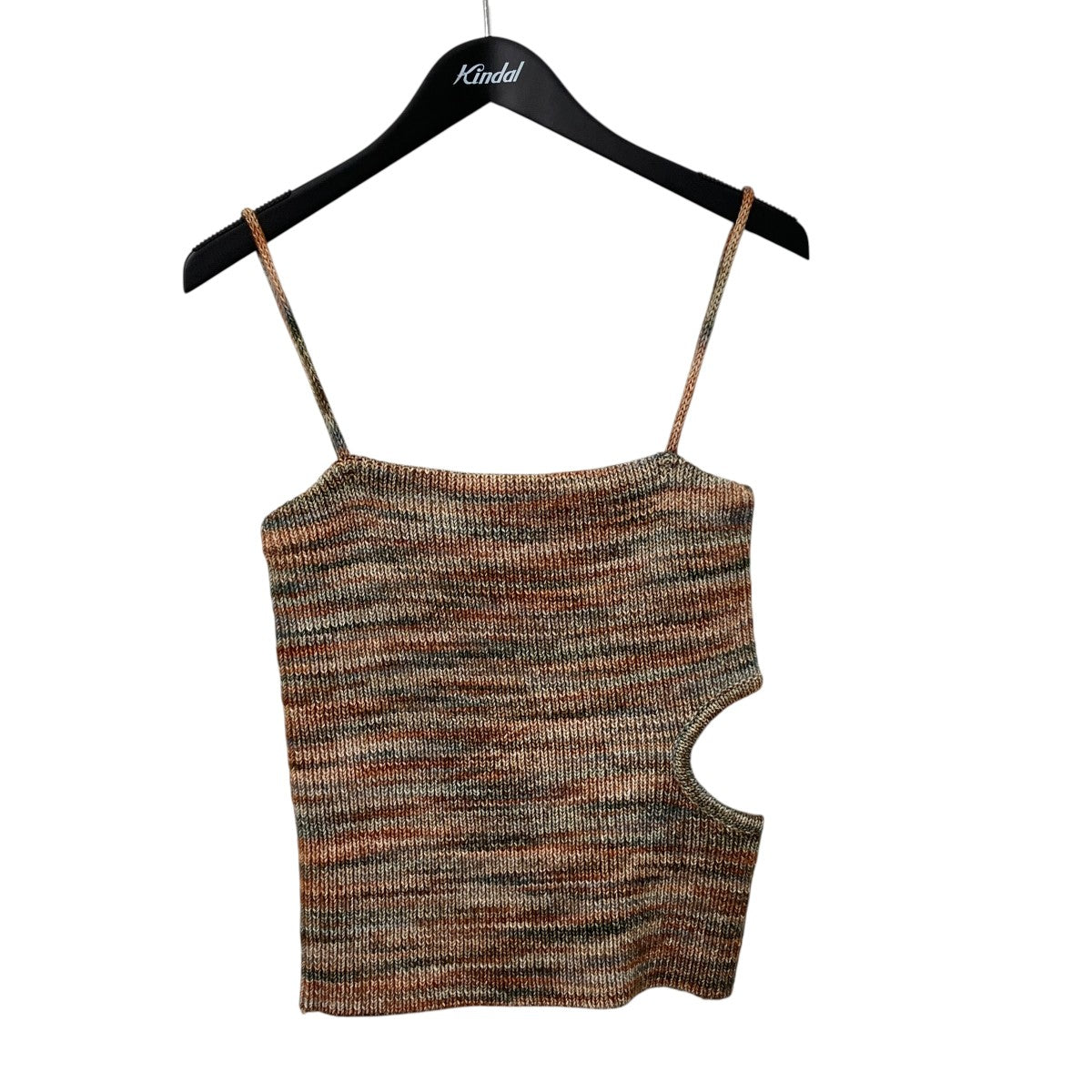 MIX BORDER SIDE HOLE KNIT TOPSニットベスト18106-2162