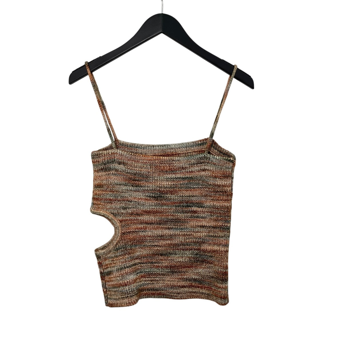 MIX BORDER SIDE HOLE KNIT TOPSニットベスト18106-2162