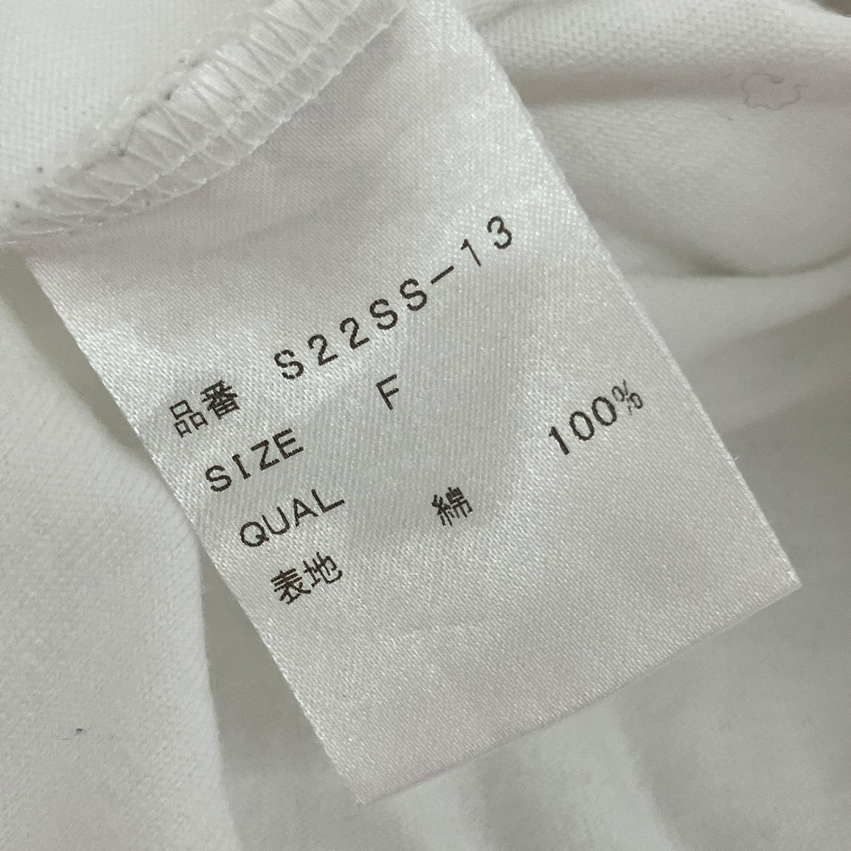 半袖TシャツS22SS-13