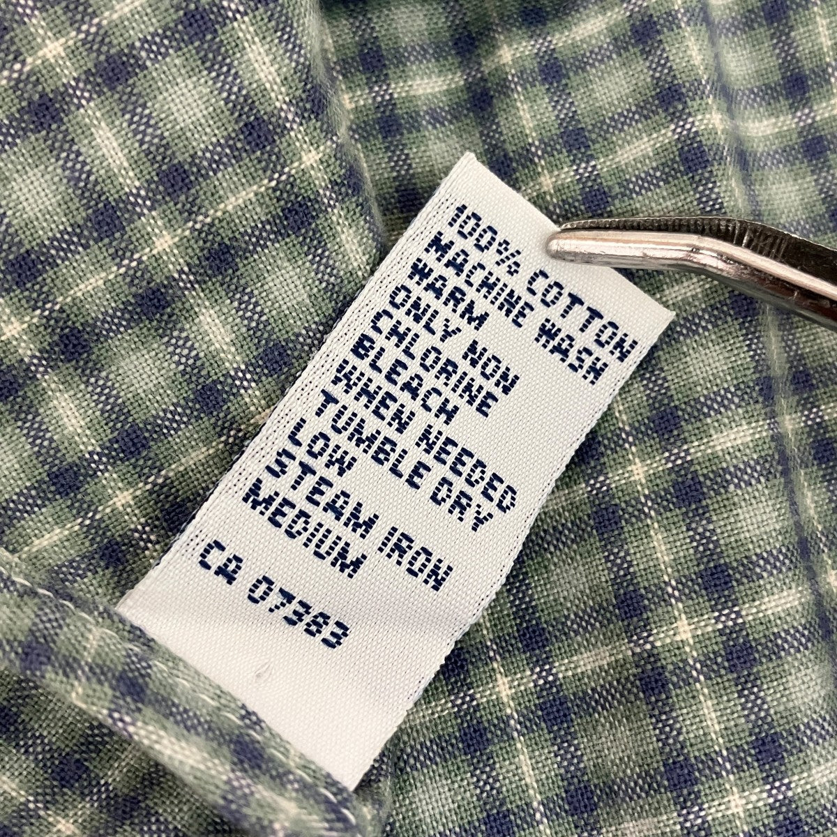 POLO RALPH LAUREN チェックボタンダウンシャツ 古着・中古-7枚目のアイテム画像