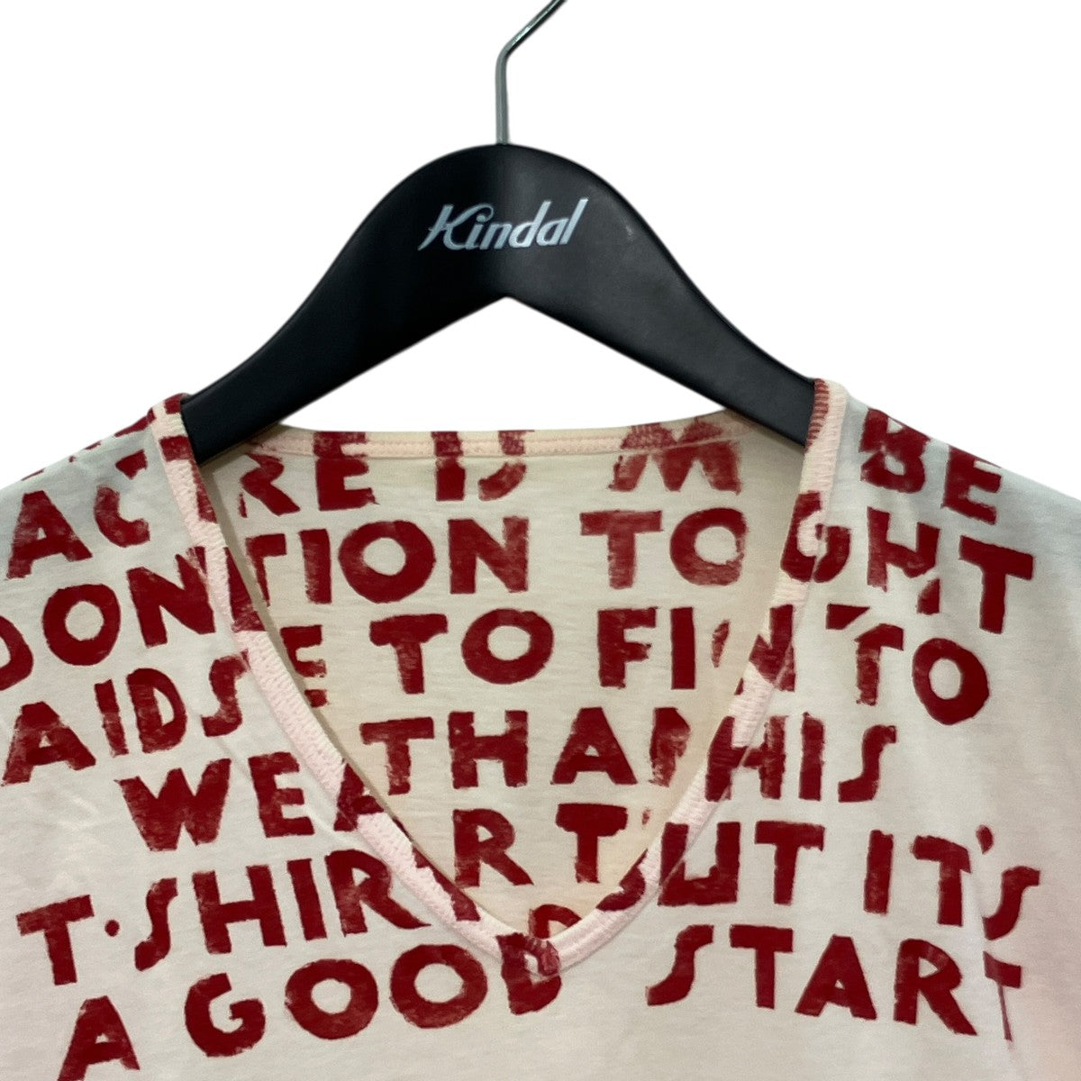 Martin Margiela MISS DEANNA期VネックTシャツ 古着・中古-3枚目のアイテム画像