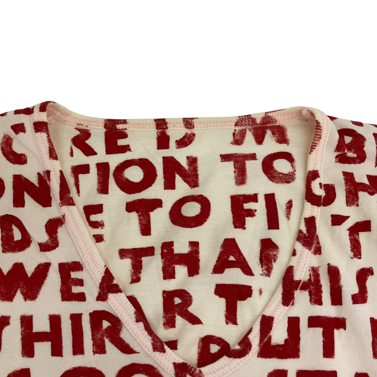 Martin Margiela MISS DEANNA期VネックTシャツ 古着・中古-5枚目のアイテム画像