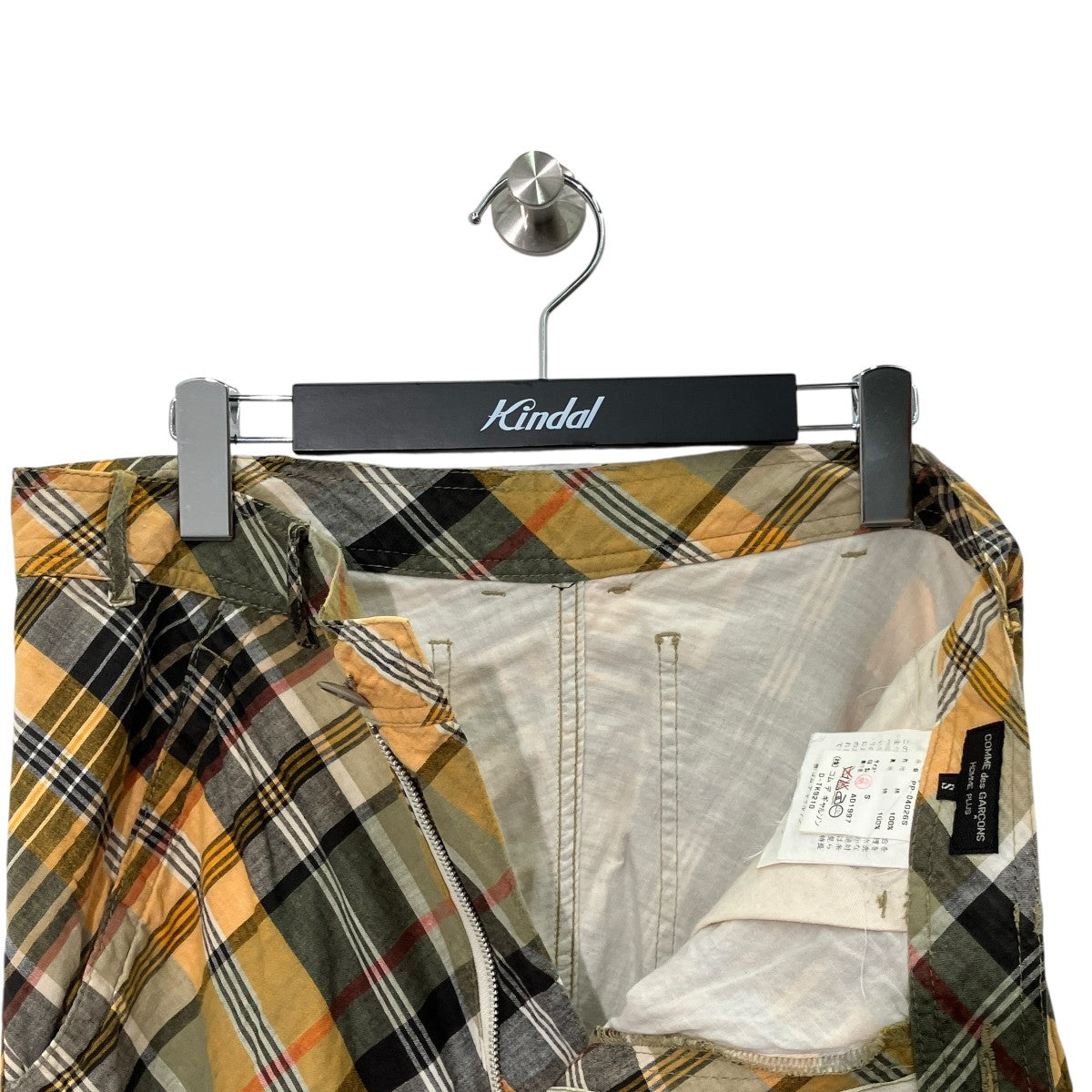 COMME des GARCONS HOMME PLUS チェックパンツPP-04026S 古着・中古-3枚目のアイテム画像