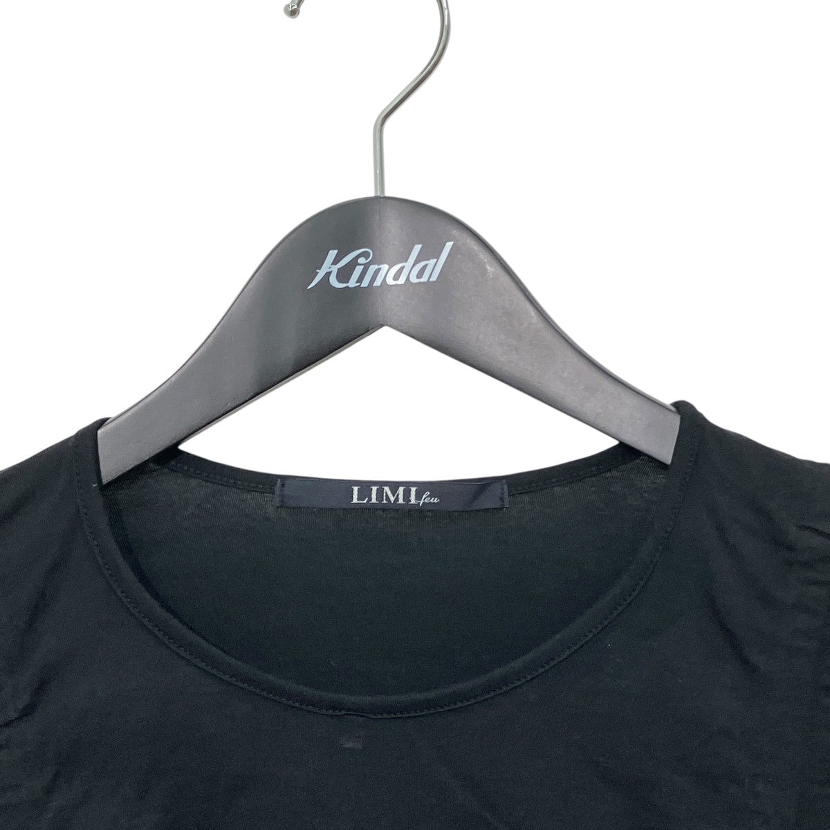 LIMI feu(リミフゥ) COTTON JERSEY GATHER T半袖カットソーLJ-T30-034