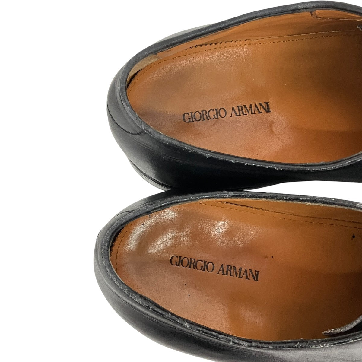 Giorgio Armani ブラック ドレスシューズ GIORGIO ARMANI(ジョルジオ・アルマーニ) ドレスシューズ ブラック