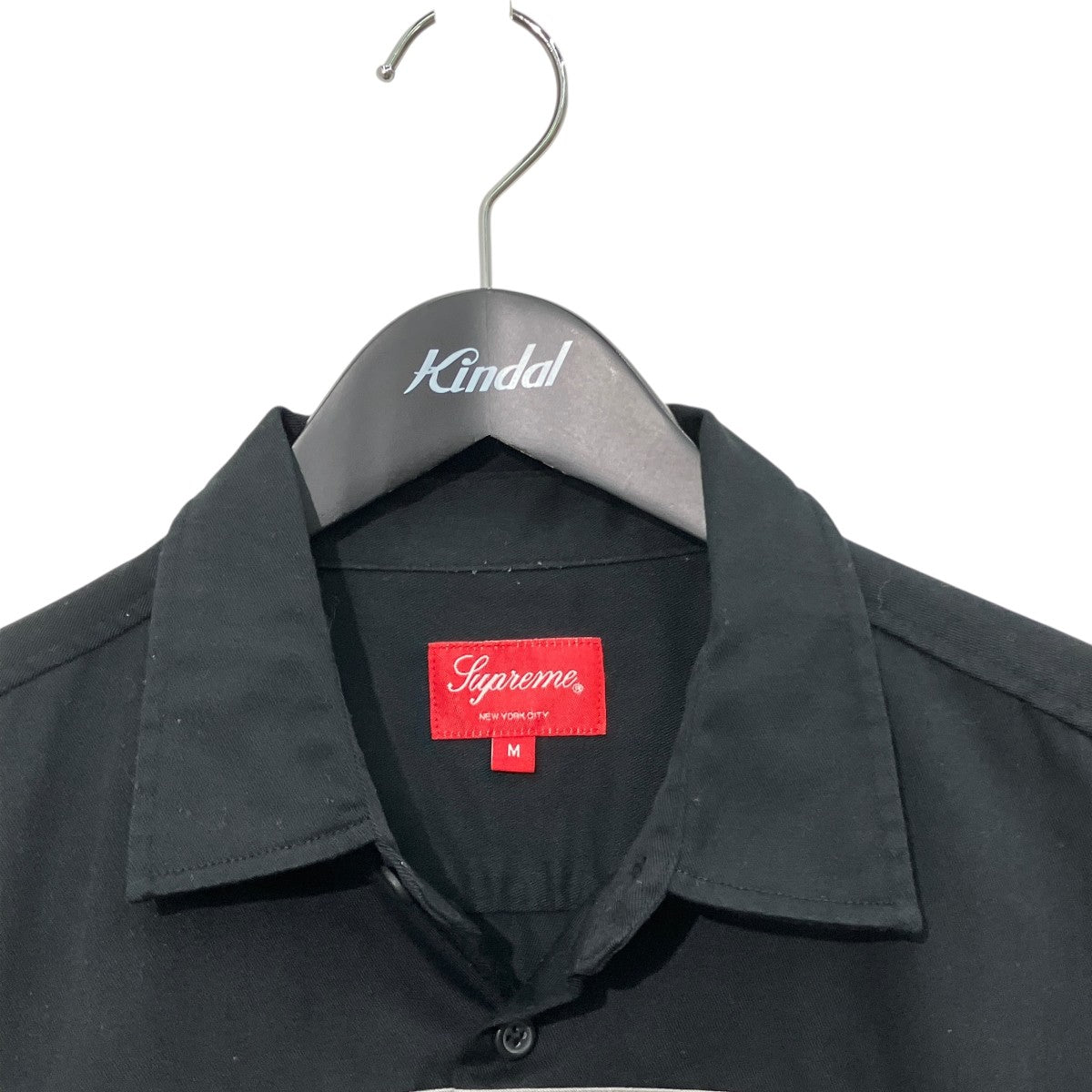 racing logo work shirt長袖シャツ