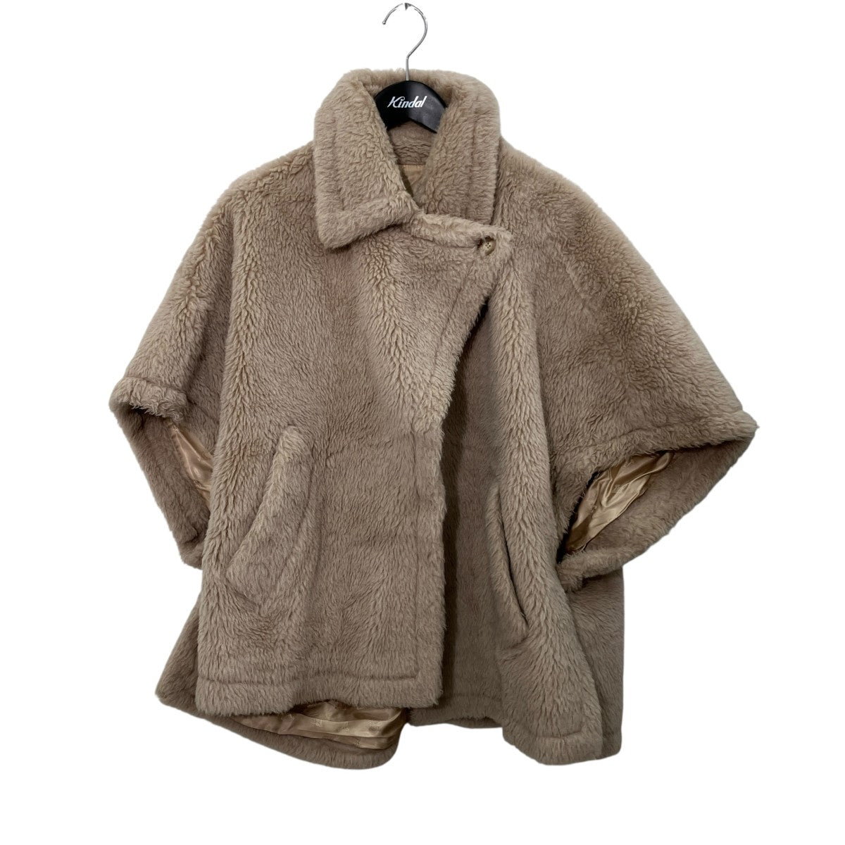 MaxMara テディベア ケープ 古着・中古-1枚目のアイテム画像