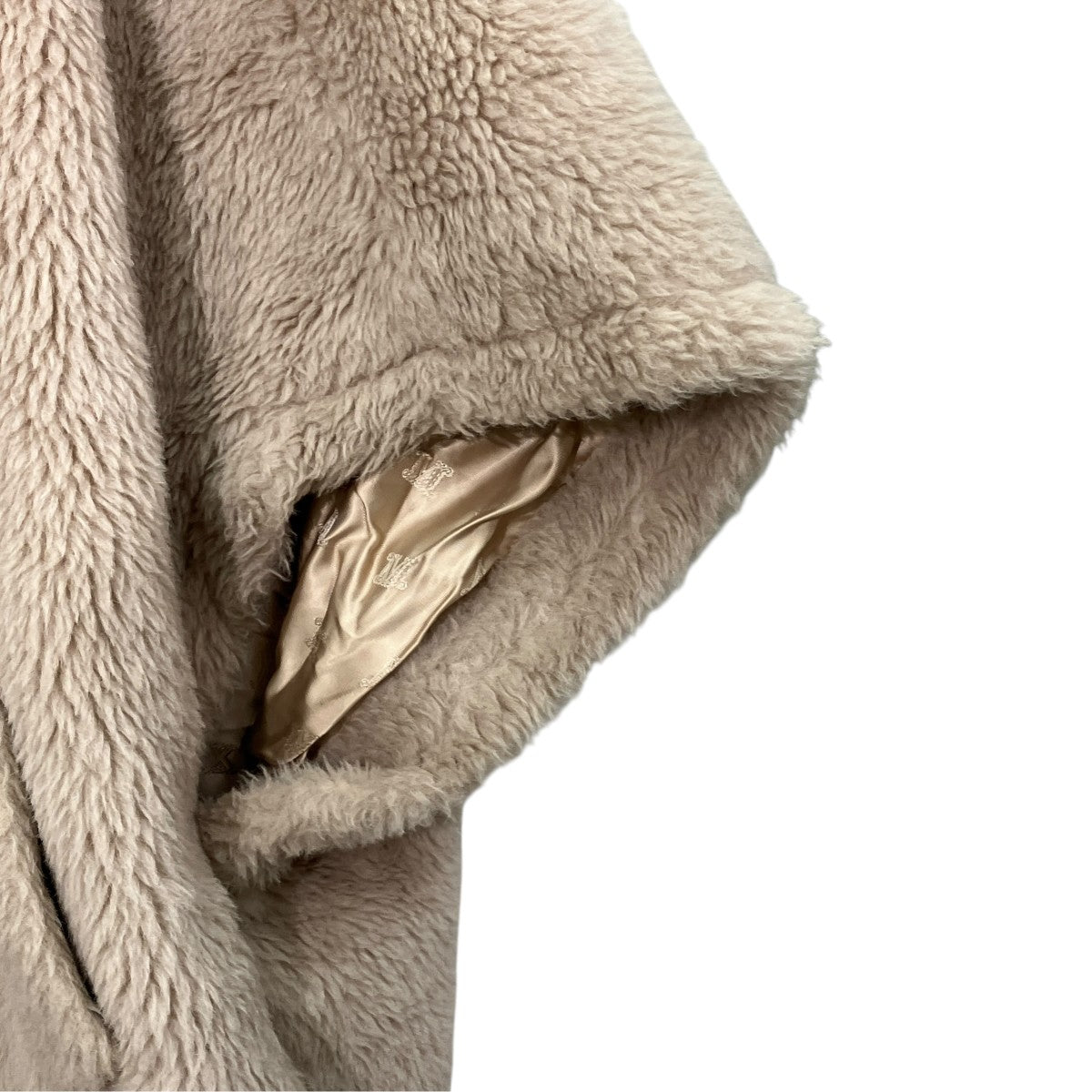 MaxMara テディベア ケープ 古着・中古-4枚目のアイテム画像