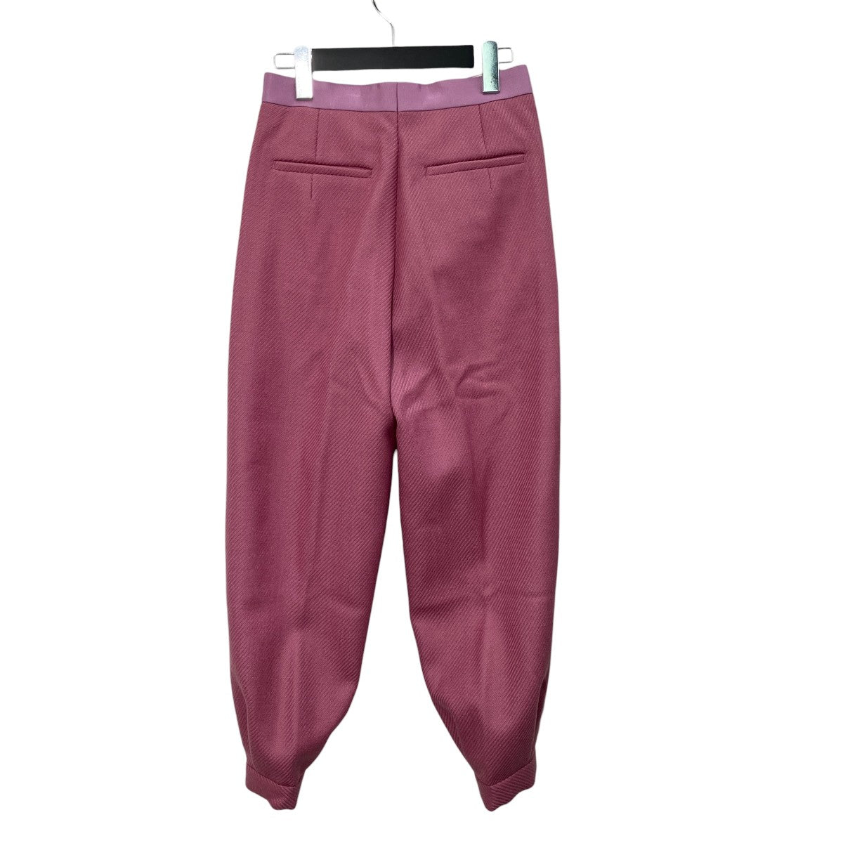 ウールツイル裾タックパンツ6514-236-1045