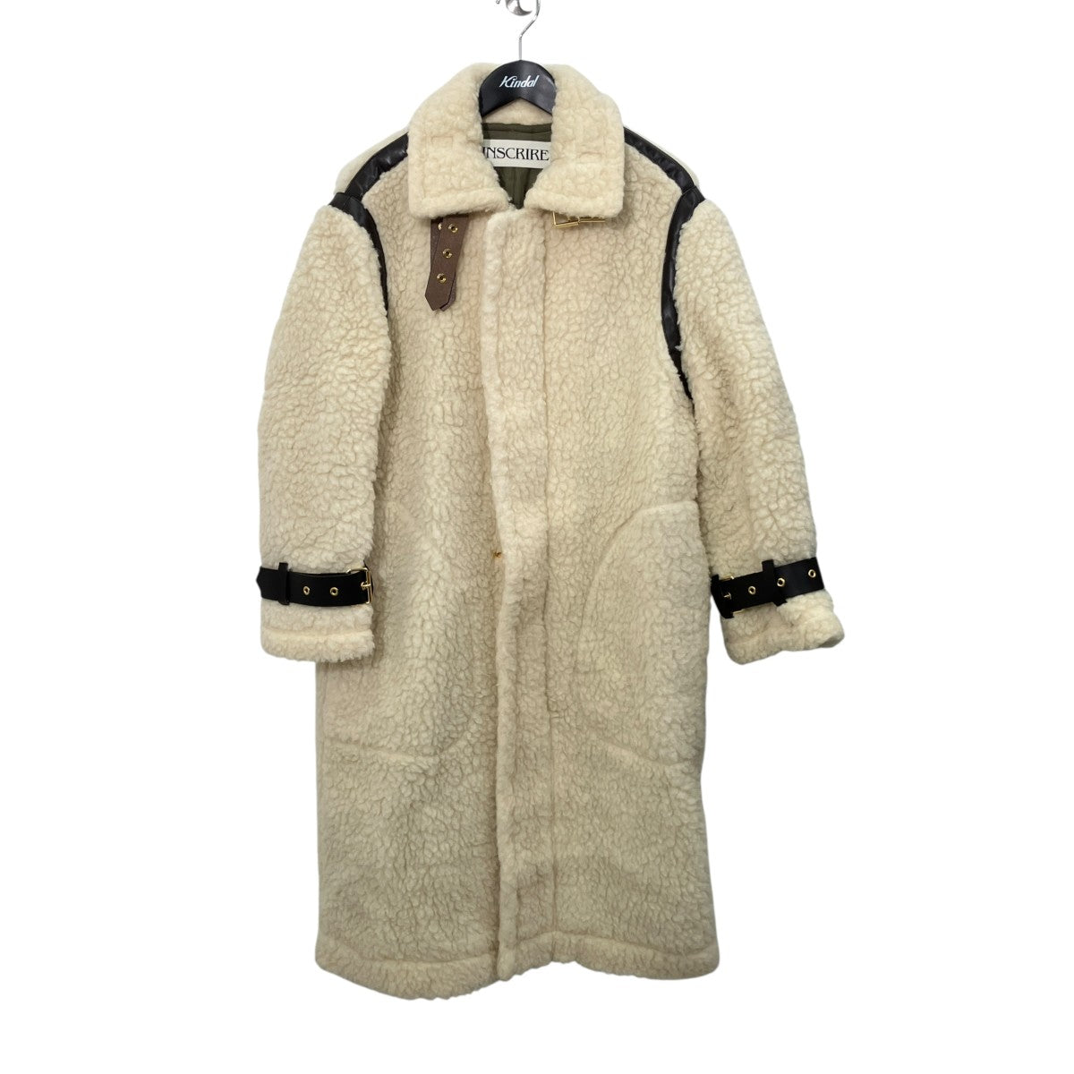 INSCRIRE ボアロングコートI19AW-CT36 古着・中古-1枚目のアイテム画像