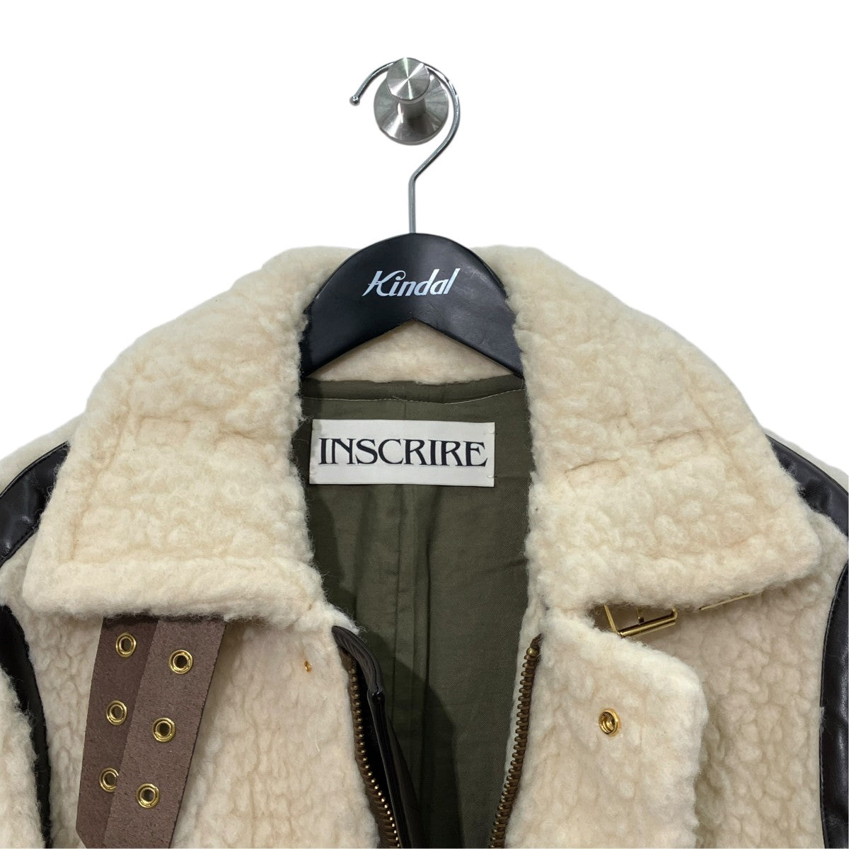INSCRIRE ボアロングコートI19AW-CT36 古着・中古-3枚目のアイテム画像