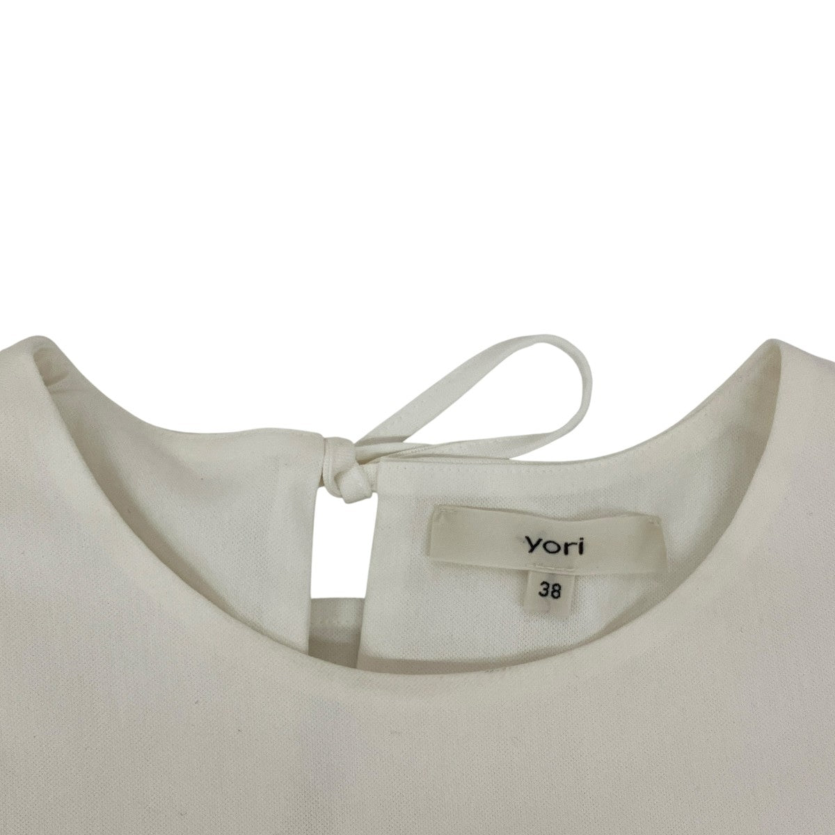 yori(ヨリ) 半袖ブラウスYR21-23061SM YR21-23061SM ホワイト サイズ