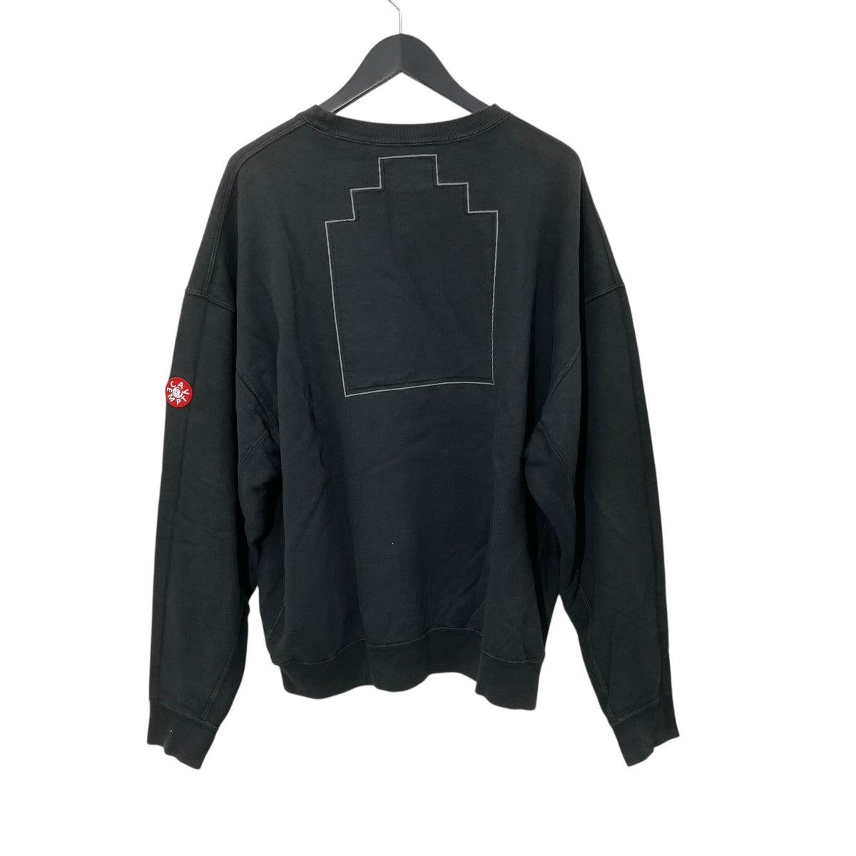 C．E(シーイー) overdye MD xoxoAクルーネックスウェット ブラック