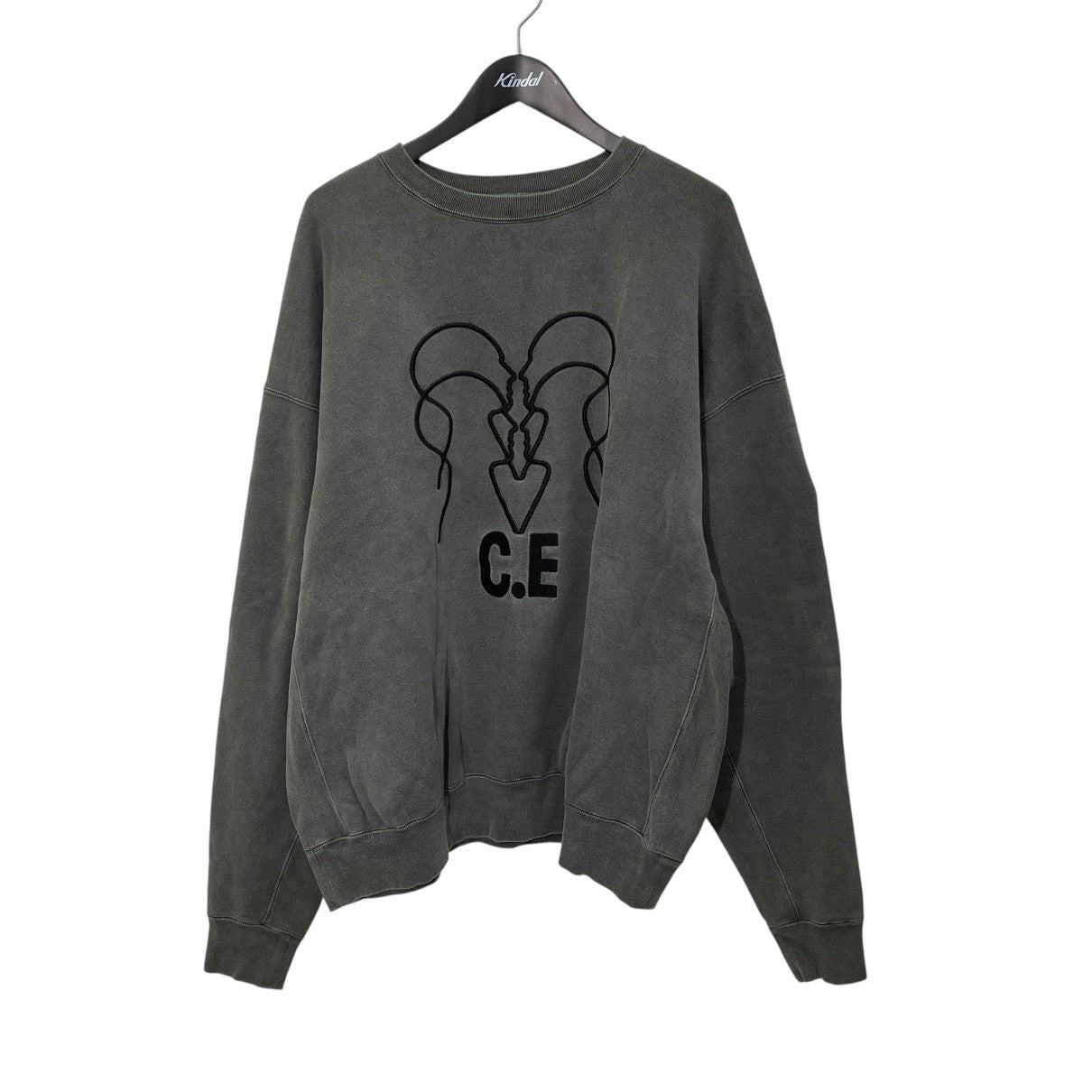 OVERDYE WB HEADS x 4 C．E CREW NECKクルーネックスウェットCES25CS02