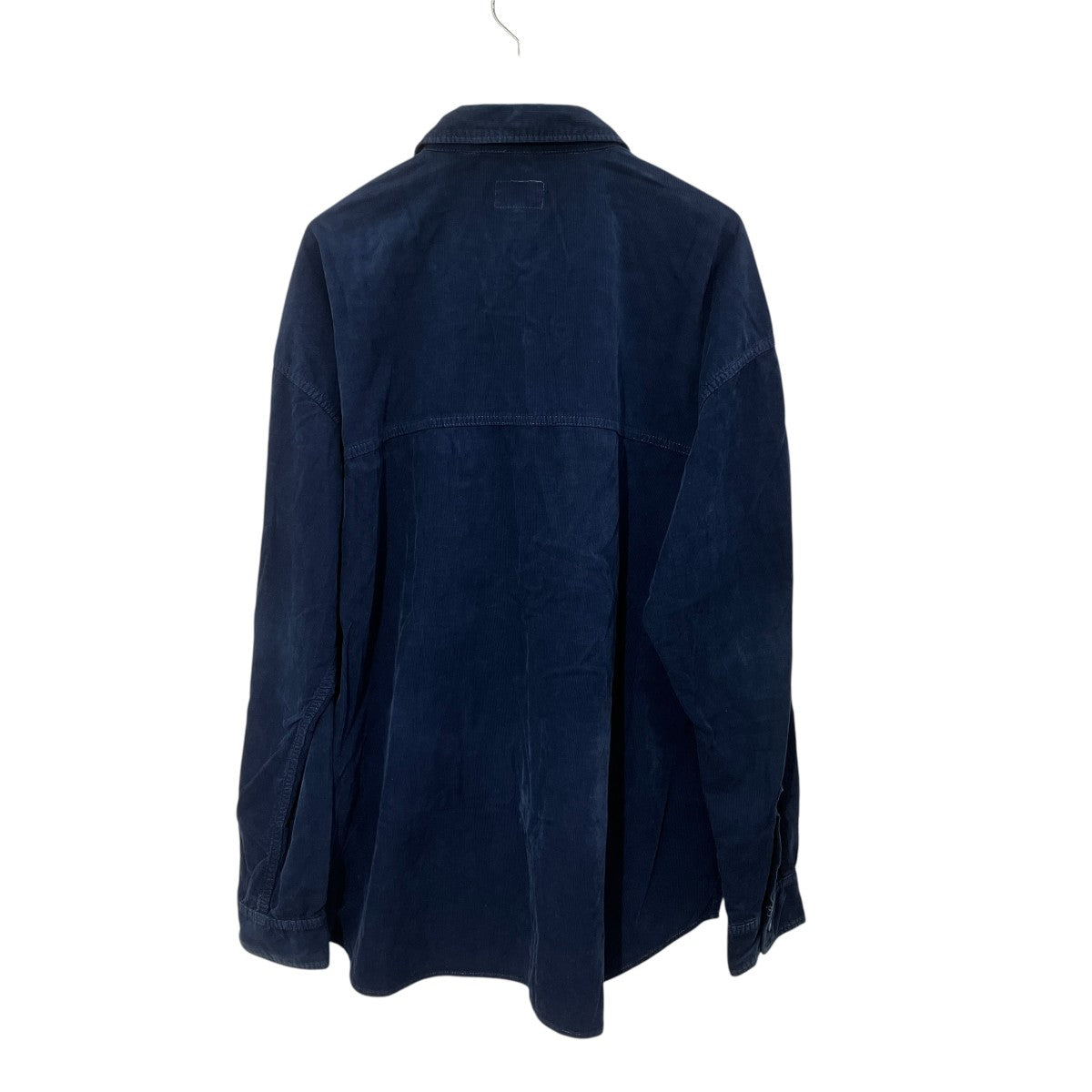 OVERDYE CORD DESIGN BIG SHIRTコーデュロイ長袖シャツ