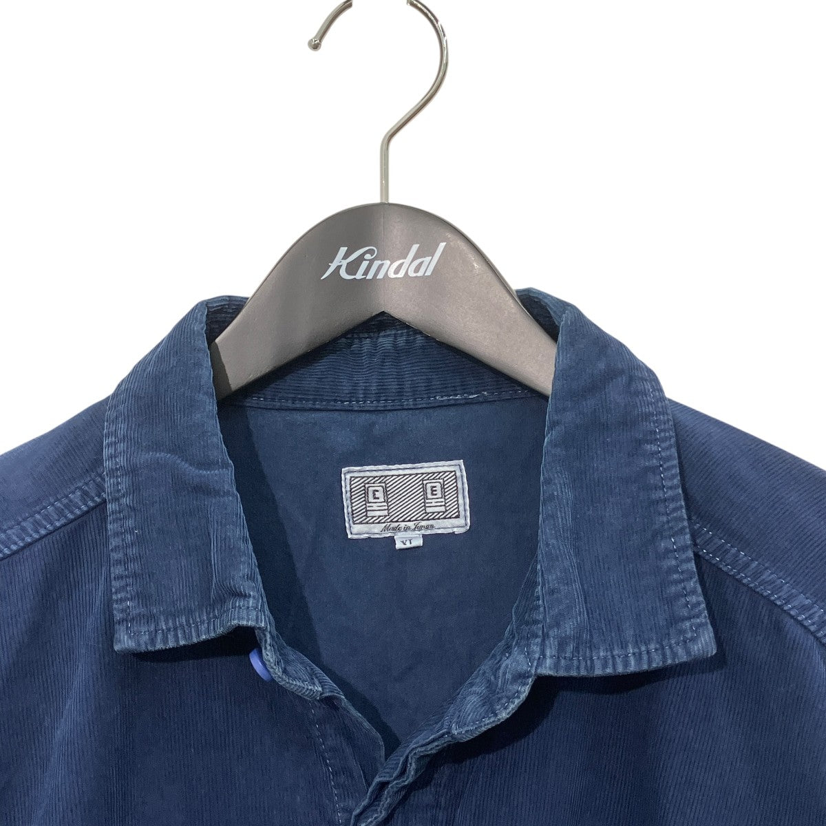 OVERDYE CORD DESIGN BIG SHIRTコーデュロイ長袖シャツ
