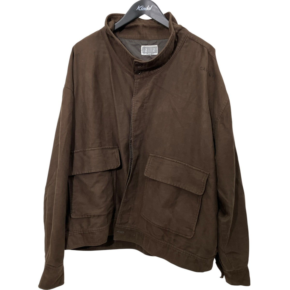 BRUSHED COTTON BUTTON JACKETスイングトップCES22JK08