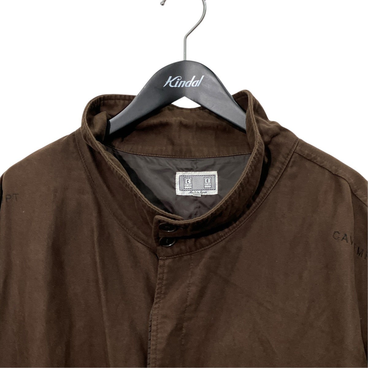 BRUSHED COTTON BUTTON JACKETスイングトップCES22JK08