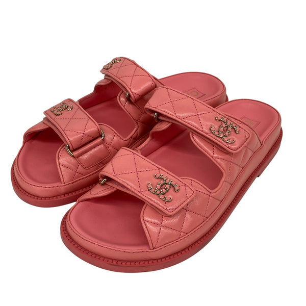CHANEL(シャネル) マトラッセ ココマークサンダルG45507 G45507 ピンク
