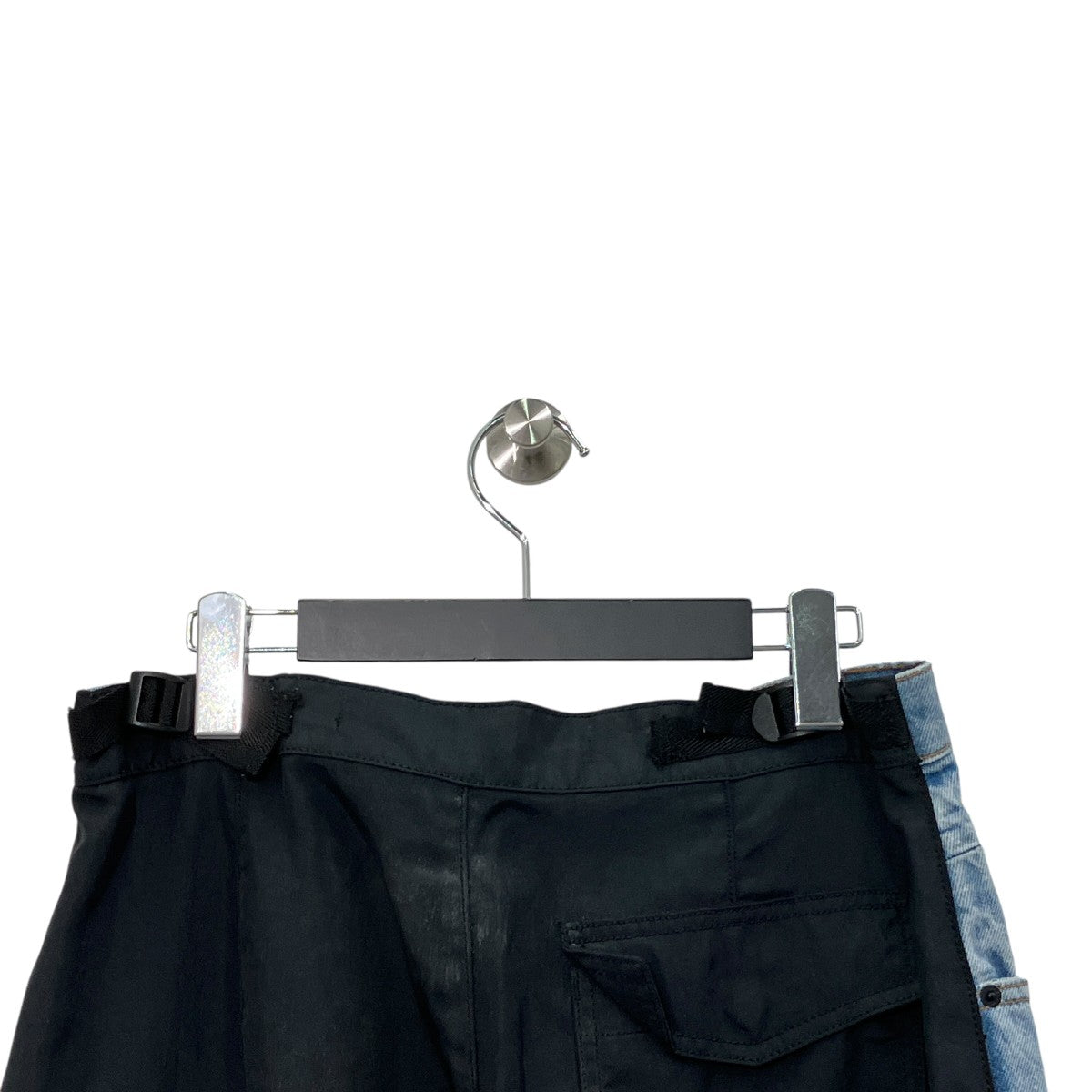 ALEXANDER WANG(アレキサンダーワン) ナイロン切り替えデニムパンツ