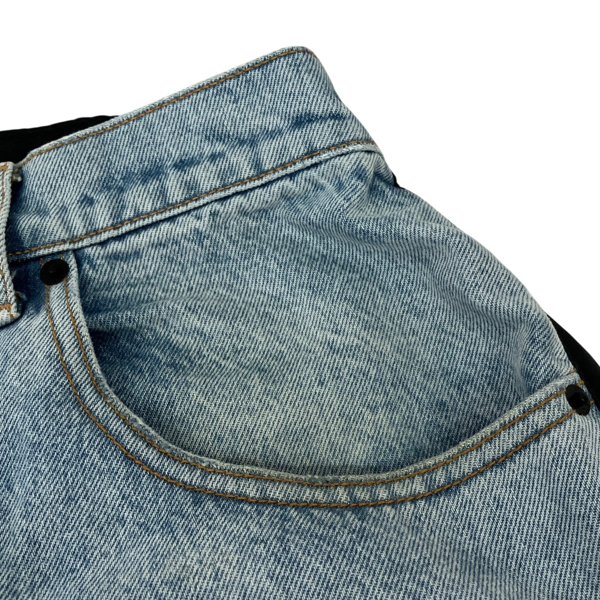 ALEXANDER WANG(アレキサンダーワン) ナイロン切り替えデニムパンツ